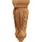 Ekena Millwork 5"W x 7"D x 14"H Large Acanthus Wood Corbel, Red Oak CORW05X07X14ACRO - alternate 2